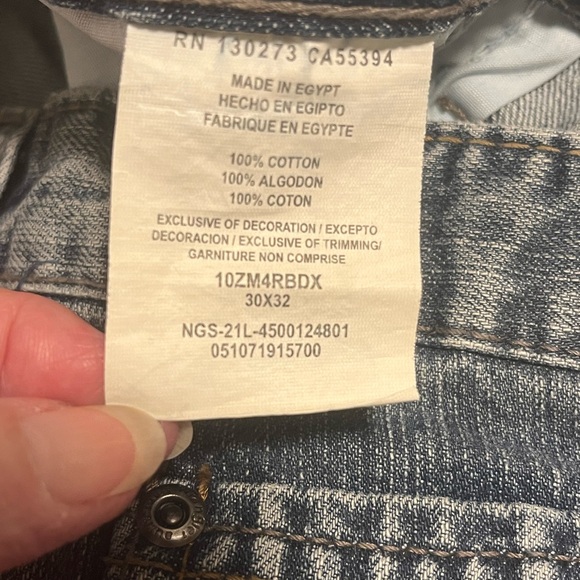 Wrangler Authentic Durable Casual Men’s Mid Rise Jeans, See Measurements, Blue - Picture 6 of 6